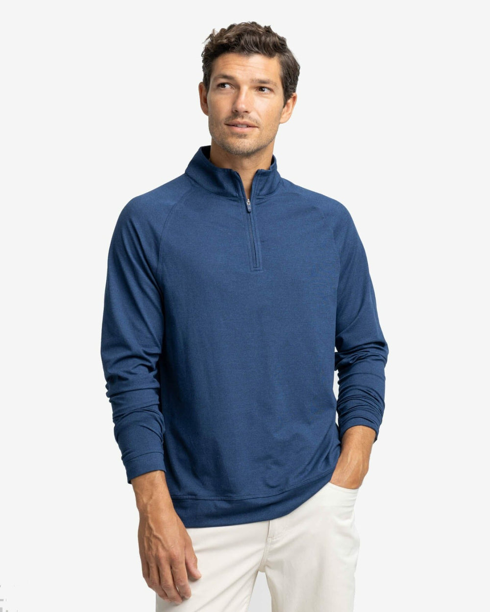 Cruiser Heather Quarter Zip Pullover Southern Tide Savings