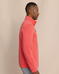 Schooner Quarter Zip - Sunkist Coral Southern Tide Limited Offer