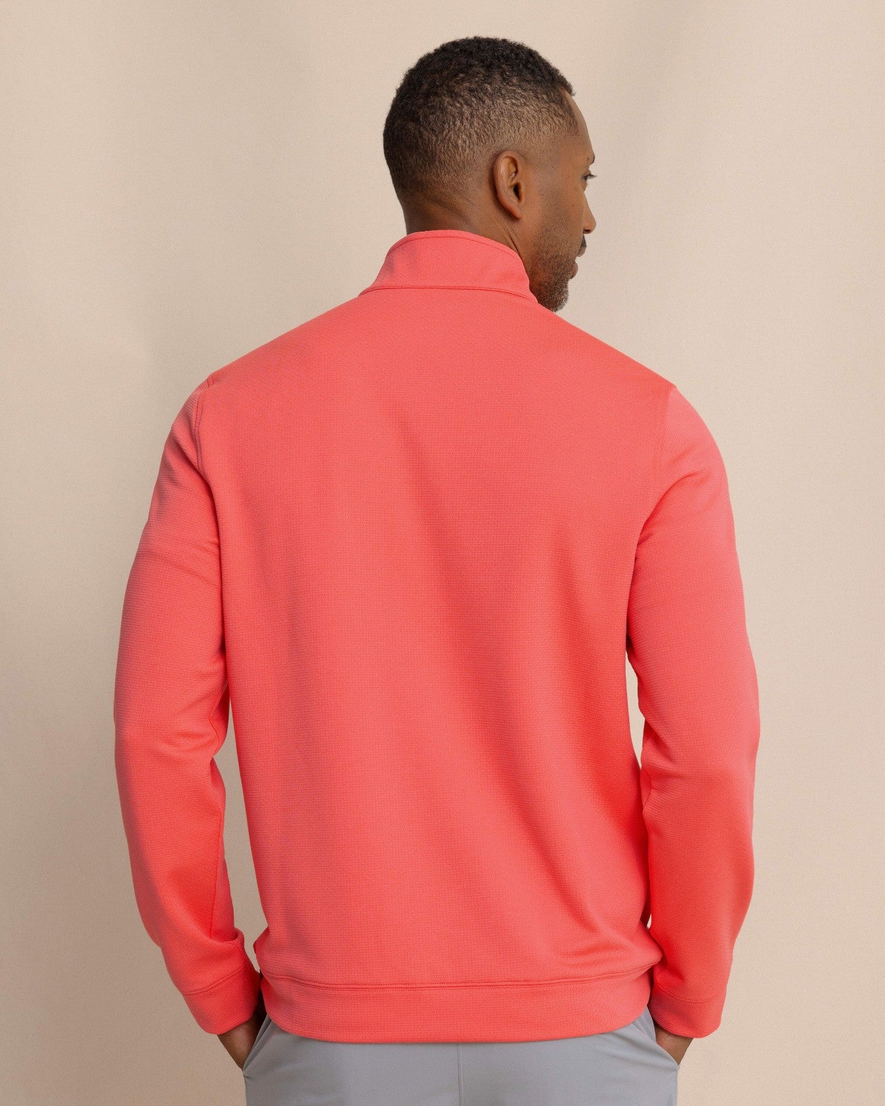 Schooner Quarter Zip - Sunkist Coral Southern Tide Limited Offer