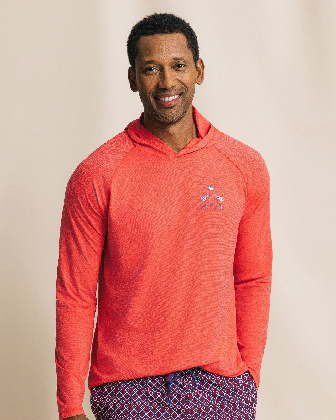 Crossed Lines Coastal Breeze® Performance Hoodie Southern Tide Exclusive Deal