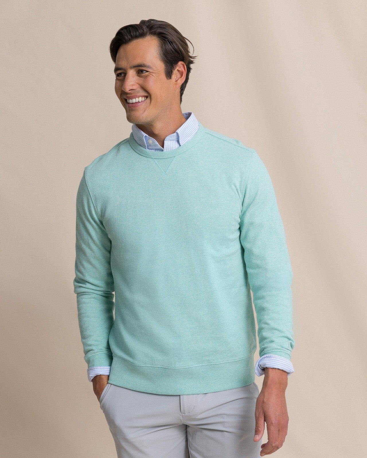 Upper Deck Heather Crew Southern Tide On Sale