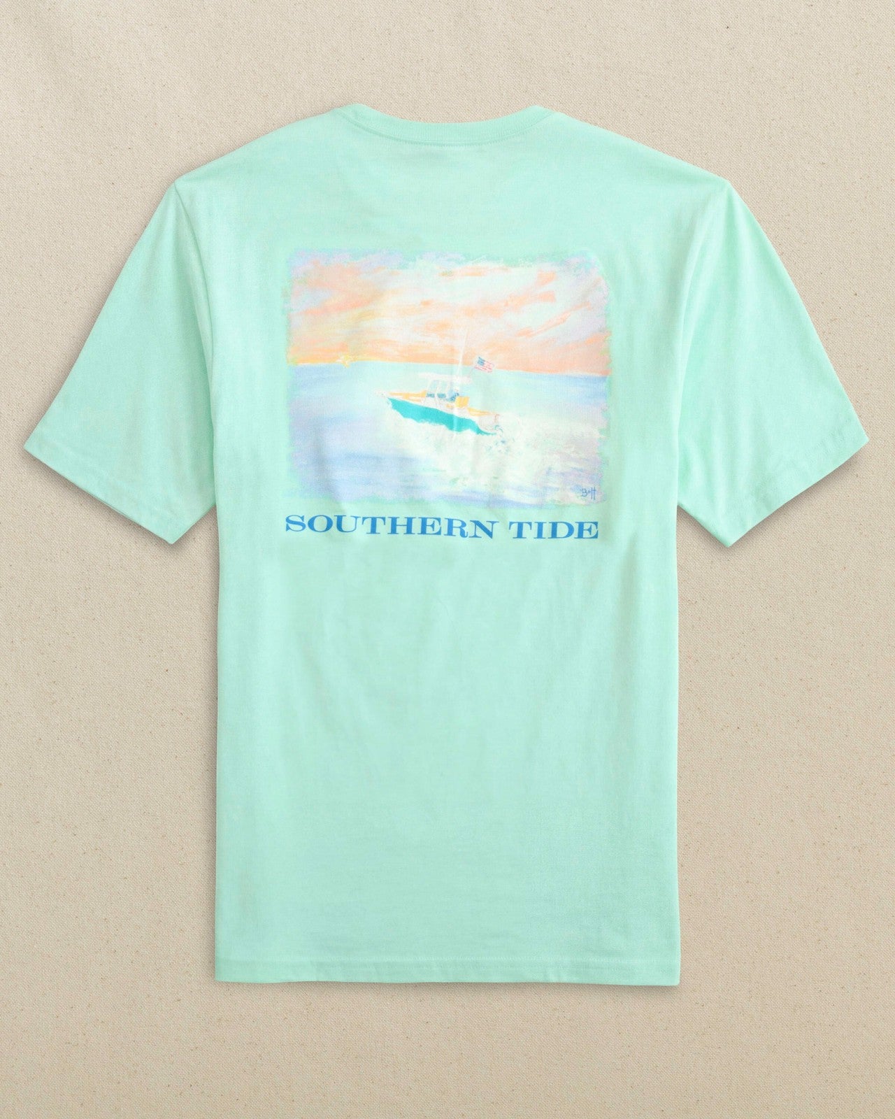Center Console Short Sleeve T-Shirt Southern Tide Discount