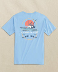 Deep Sea Fishing Boat Short Sleeve T-Shirt Southern Tide Special Offer
