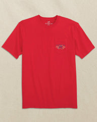 Vintage Firecracker Label Short Sleeve T-Shirt Southern Tide Discounted