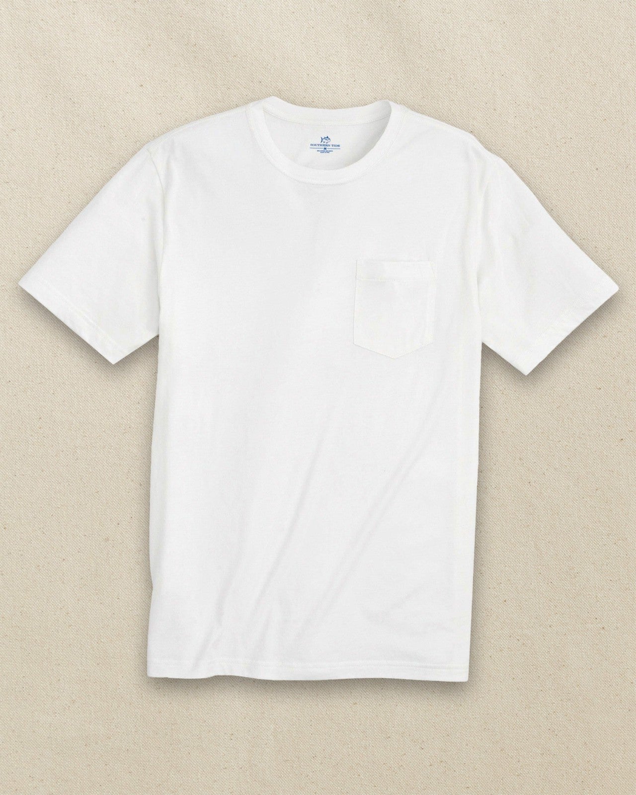 Classic White Short Sleeve Pocket T-Shirt Southern Tide Exclusive Deal