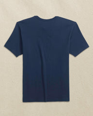 Embroidered Skipjack T-Shirt - Navy & Orange Southern Tide Outlets