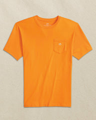 Embroidered Skipjack T-Shirt - Orange & White Southern Tide Bargain