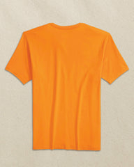 Embroidered Skipjack T-Shirt - Orange & White Southern Tide Bargain
