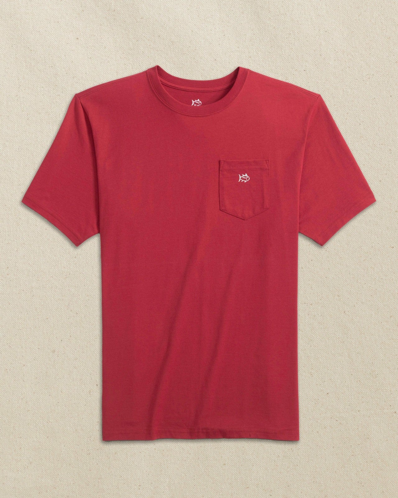 Embroidered Skipjack T-Shirt - Crimson & White Southern Tide Exclusive Deal