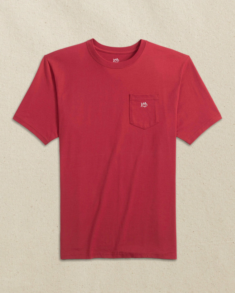 Embroidered Skipjack T-Shirt - Crimson & White Southern Tide Exclusive Deal