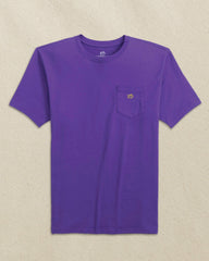 Embroidered Skipjack T-Shirt - Purple & Yellow Southern Tide Value Deal