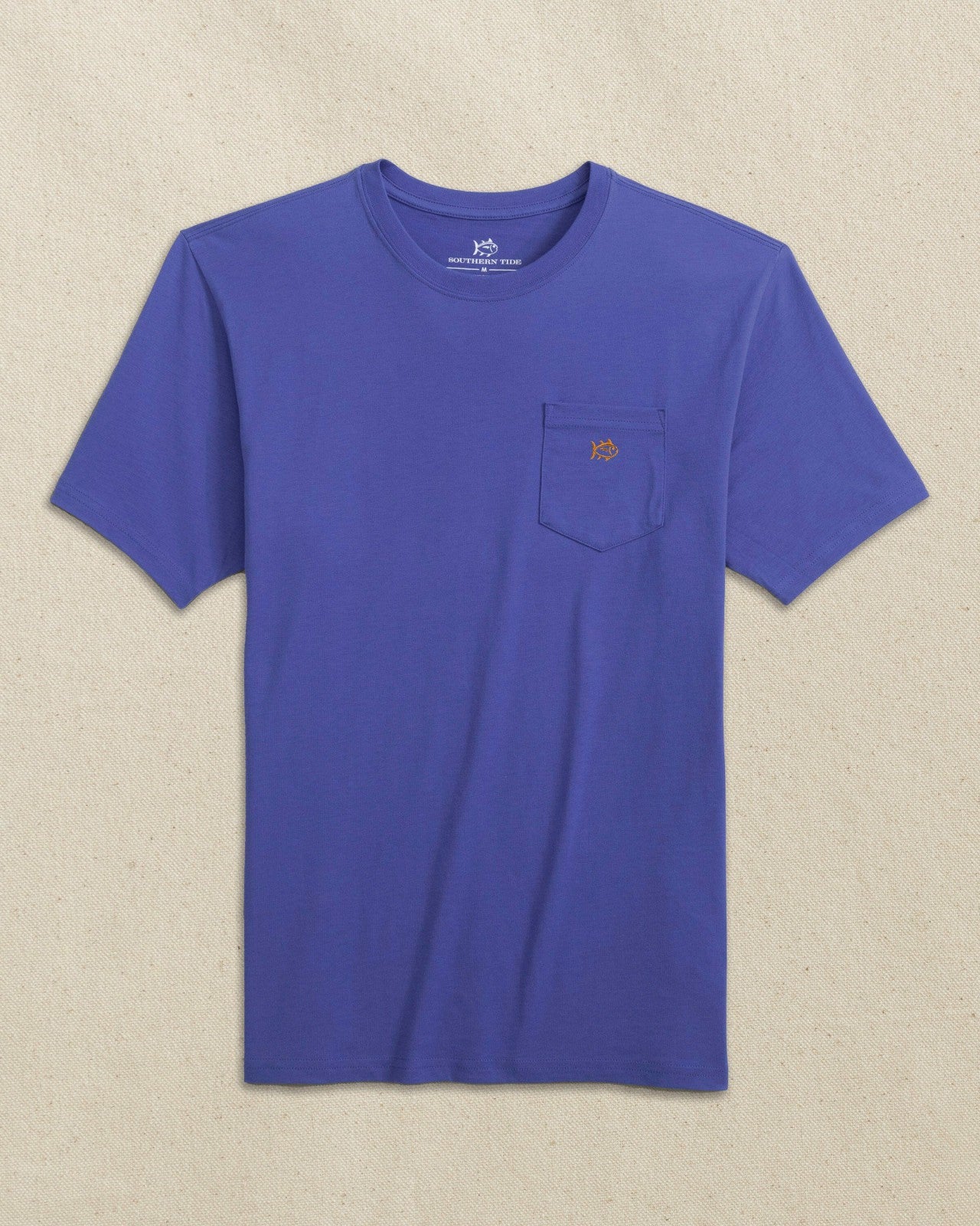 Embroidered Skipjack T-Shirt - Blue & Orange Southern Tide Sale