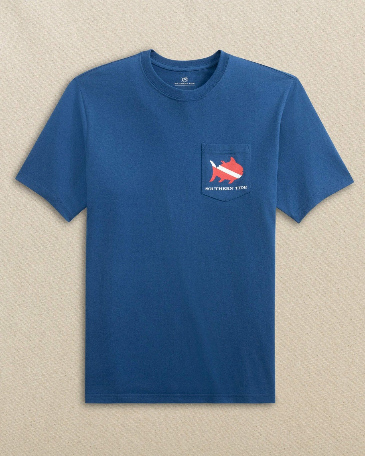 Skipjack Scuba Flag Short Sleeve T-Shirt Southern Tide On Sale