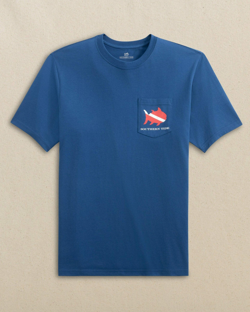 Skipjack Scuba Flag Short Sleeve T-Shirt Southern Tide On Sale