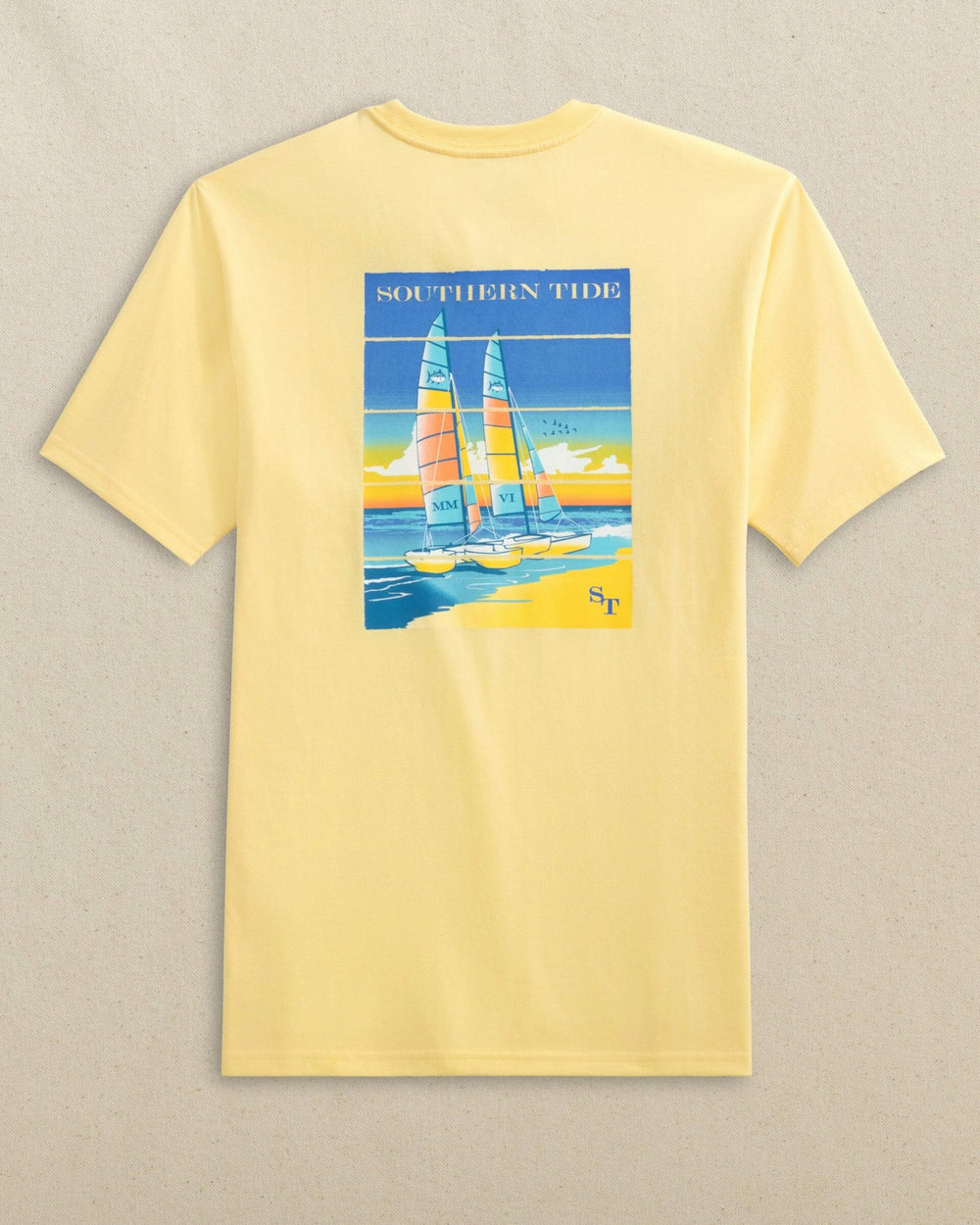Beachside Catamarans Short Sleeve T-Shirt Southern Tide Discount