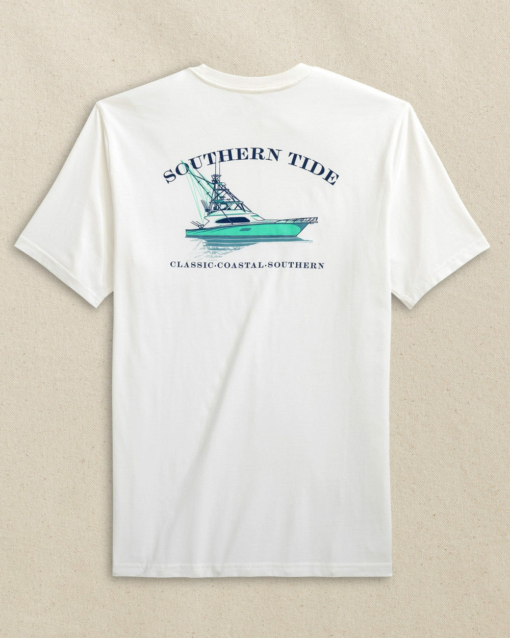 Fishing Boat Short Sleeve T-Shirt Southern Tide Discounted