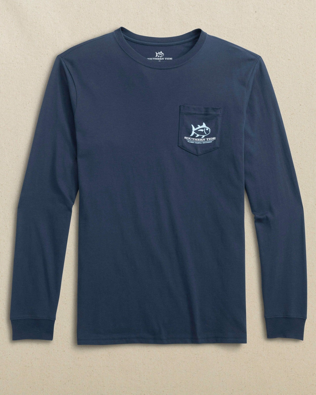 Rising Skipjack Long Sleeve T-Shirt Southern Tide On Sale