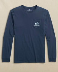 Rising Skipjack Long Sleeve T-Shirt Southern Tide On Sale