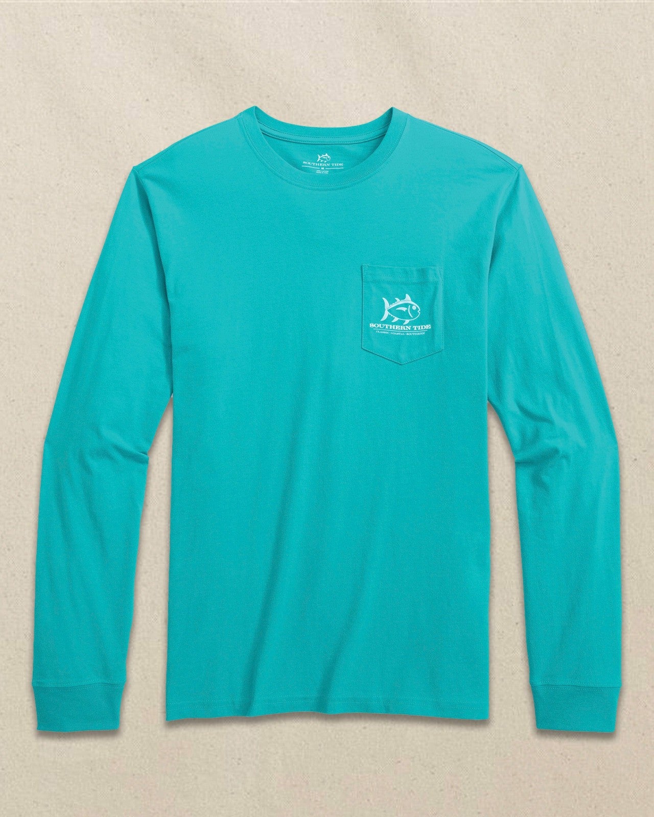 Rising Skipjack Long Sleeve T-Shirt Southern Tide On Sale
