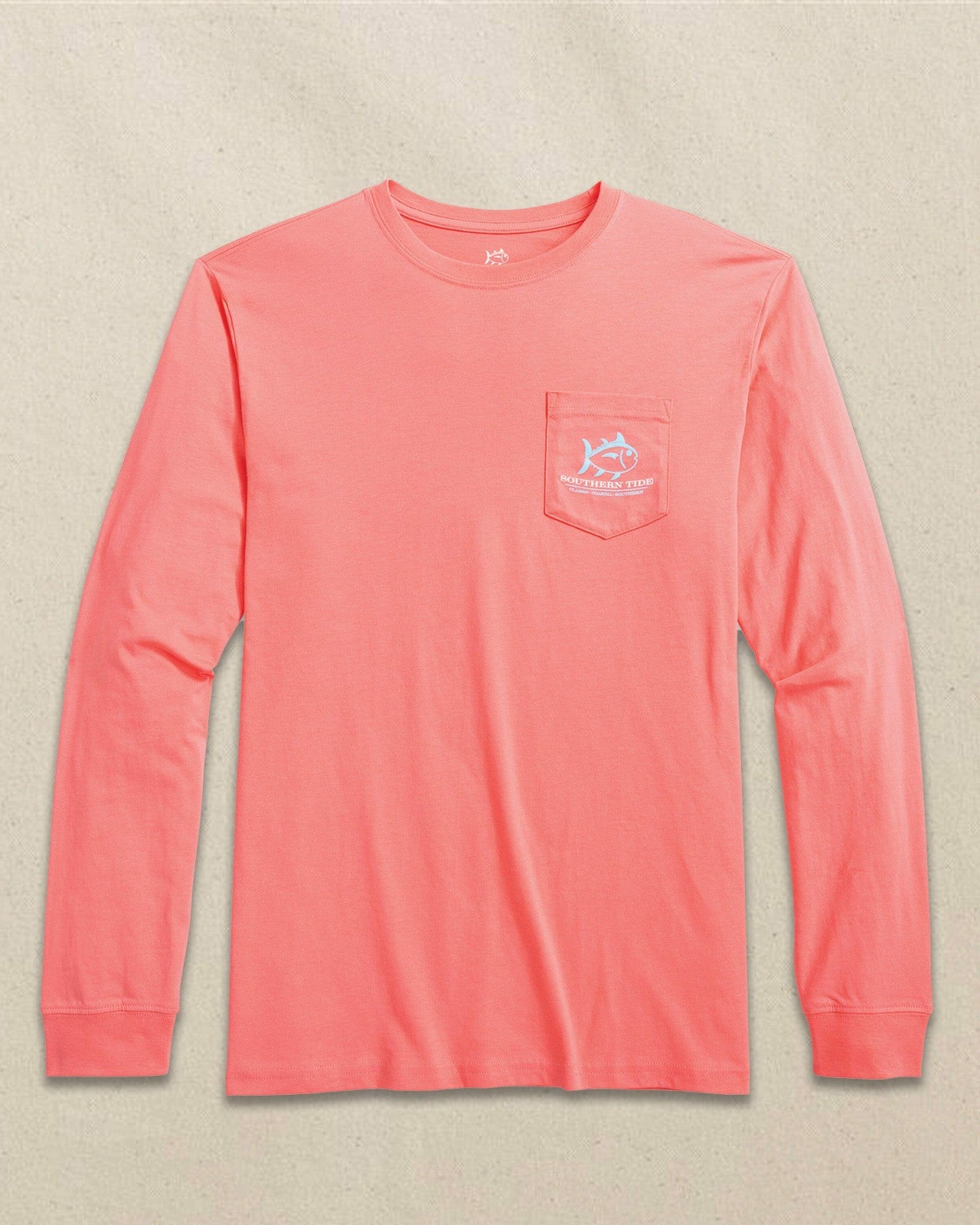 Rising Skipjack Long Sleeve T-Shirt Southern Tide On Sale