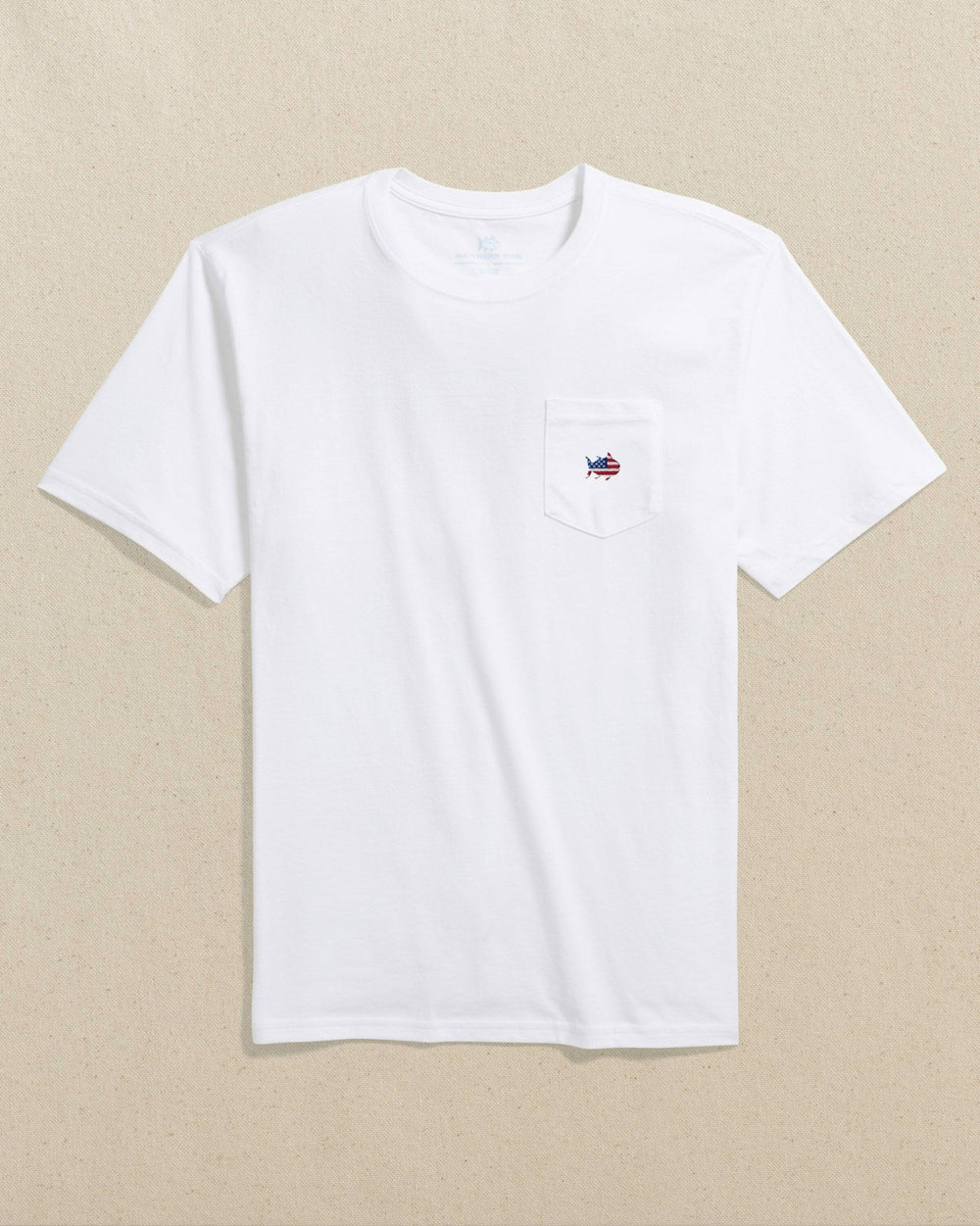 Americana Embroidered Short Sleeve T-Shirt Southern Tide Discounted