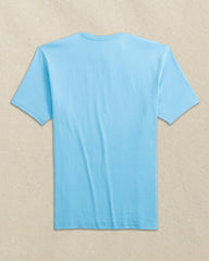 Embroidered Skipjack Tee - Light Blue & White Southern Tide Value Deal