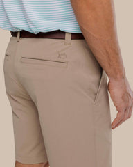 brrr°®-die 8 Inch Performance Golf Short - Khaki Southern Tide Exclusive Deal