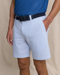 Coral Vista Seersucker 8" Performance Short Southern Tide Special Offer
