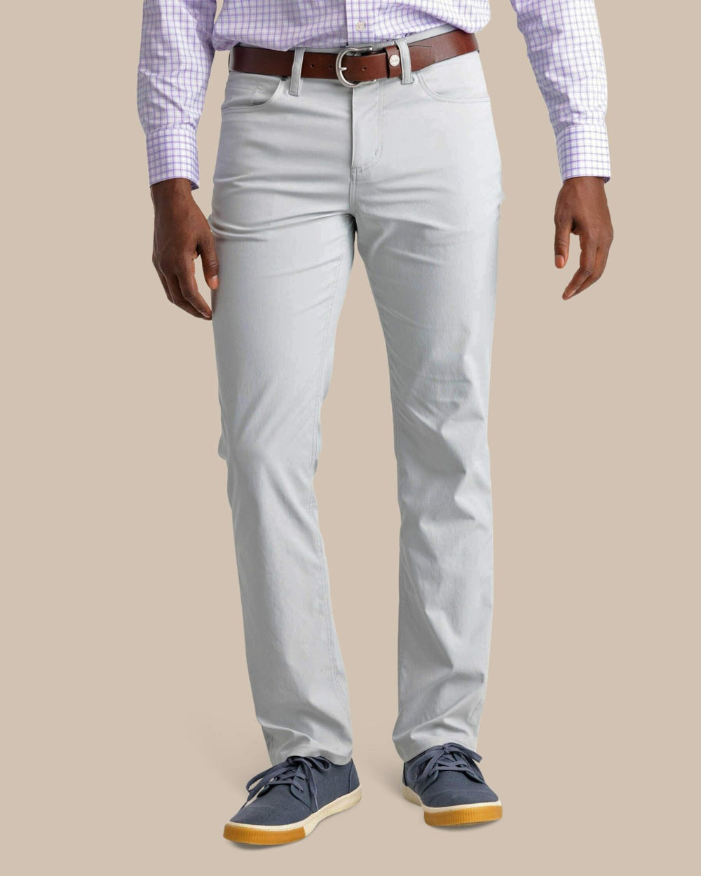 Mens Slim Fit Performance Chino Pants – Grey Southern Tide Limited Offer