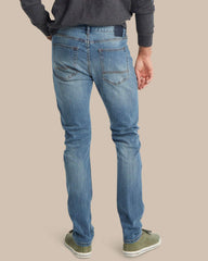 Jeans - Charleston Denim Medium Wash Southern Tide On Sale