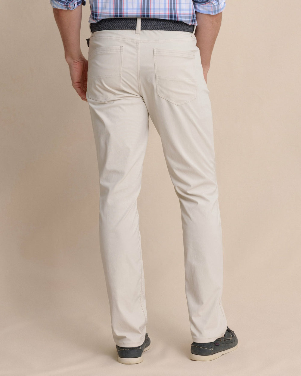 Mens Chino Pants in Performance Fabric - Khaki Stone Southern Tide Discounted