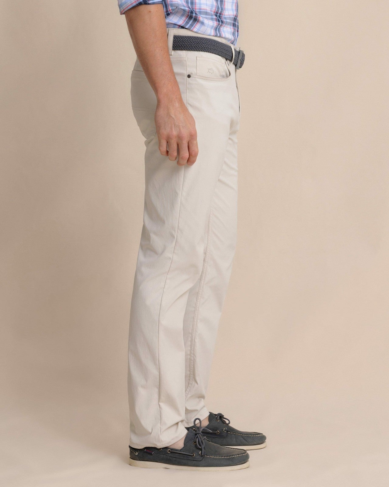 Mens Chino Pants in Performance Fabric - Khaki Stone Southern Tide Discounted
