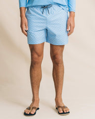 Ocean Echo Maritime Swim Trunk Southern Tide Discounted