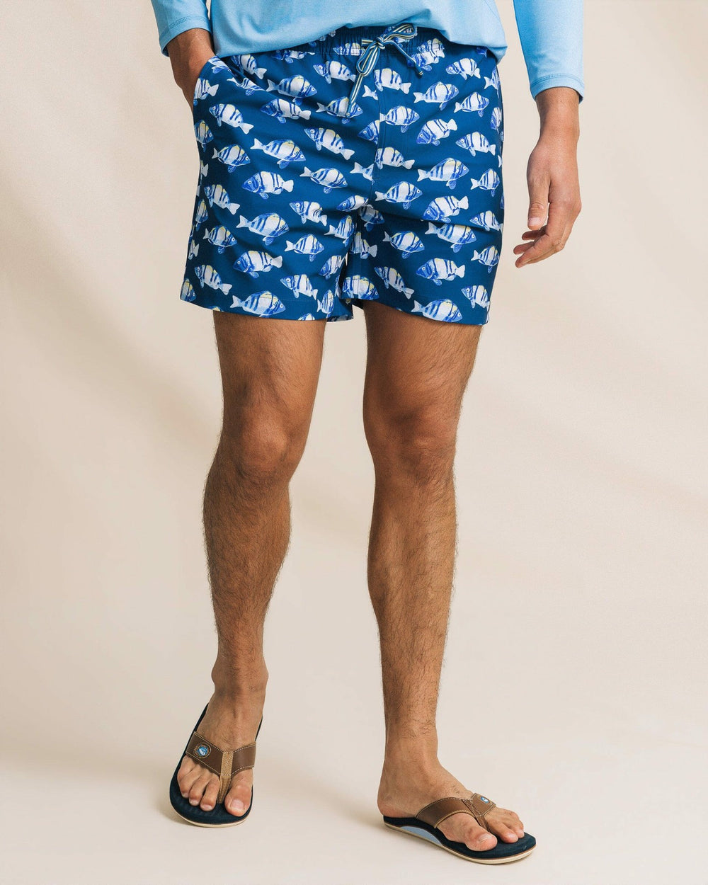 Feeling Fintastic Maritime Swim Trunk Southern Tide Outlets