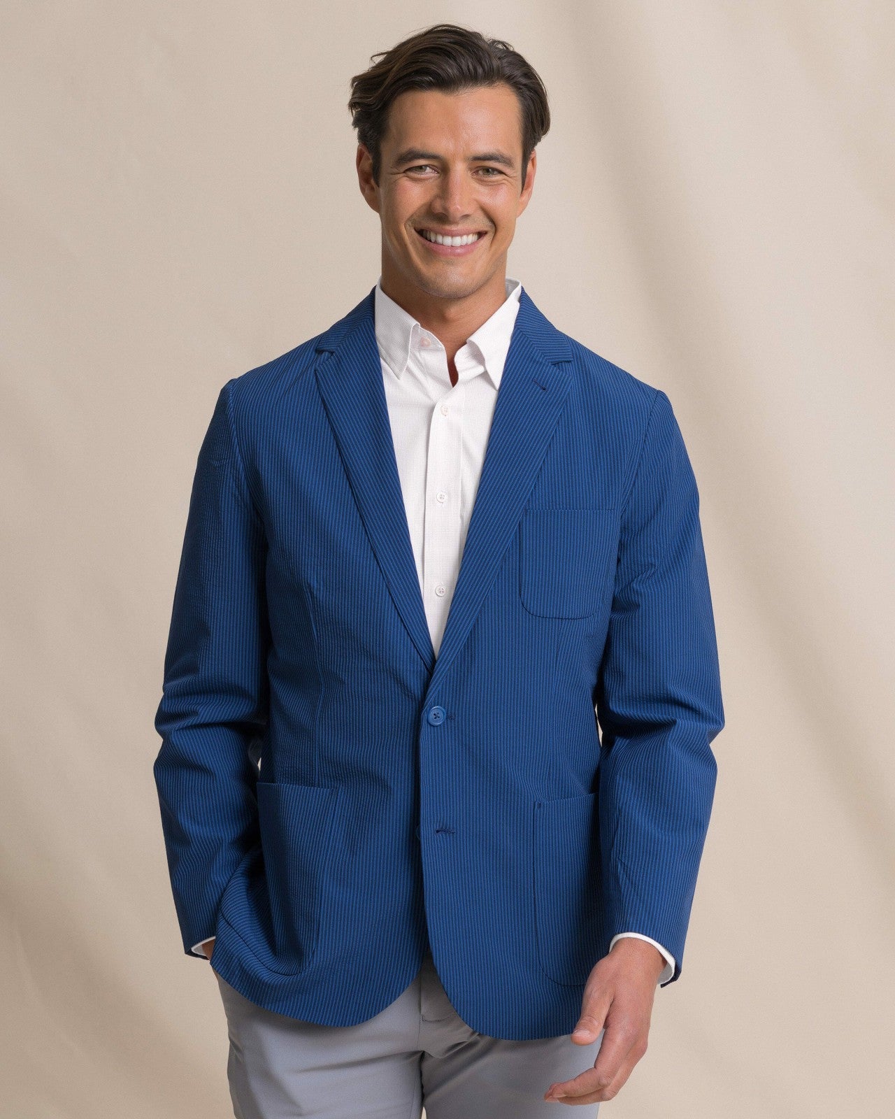 Charleston Pamlico Seersucker Blazer Southern Tide Discounted