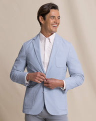Charleston Pamlico Seersucker Blazer Southern Tide Discounted
