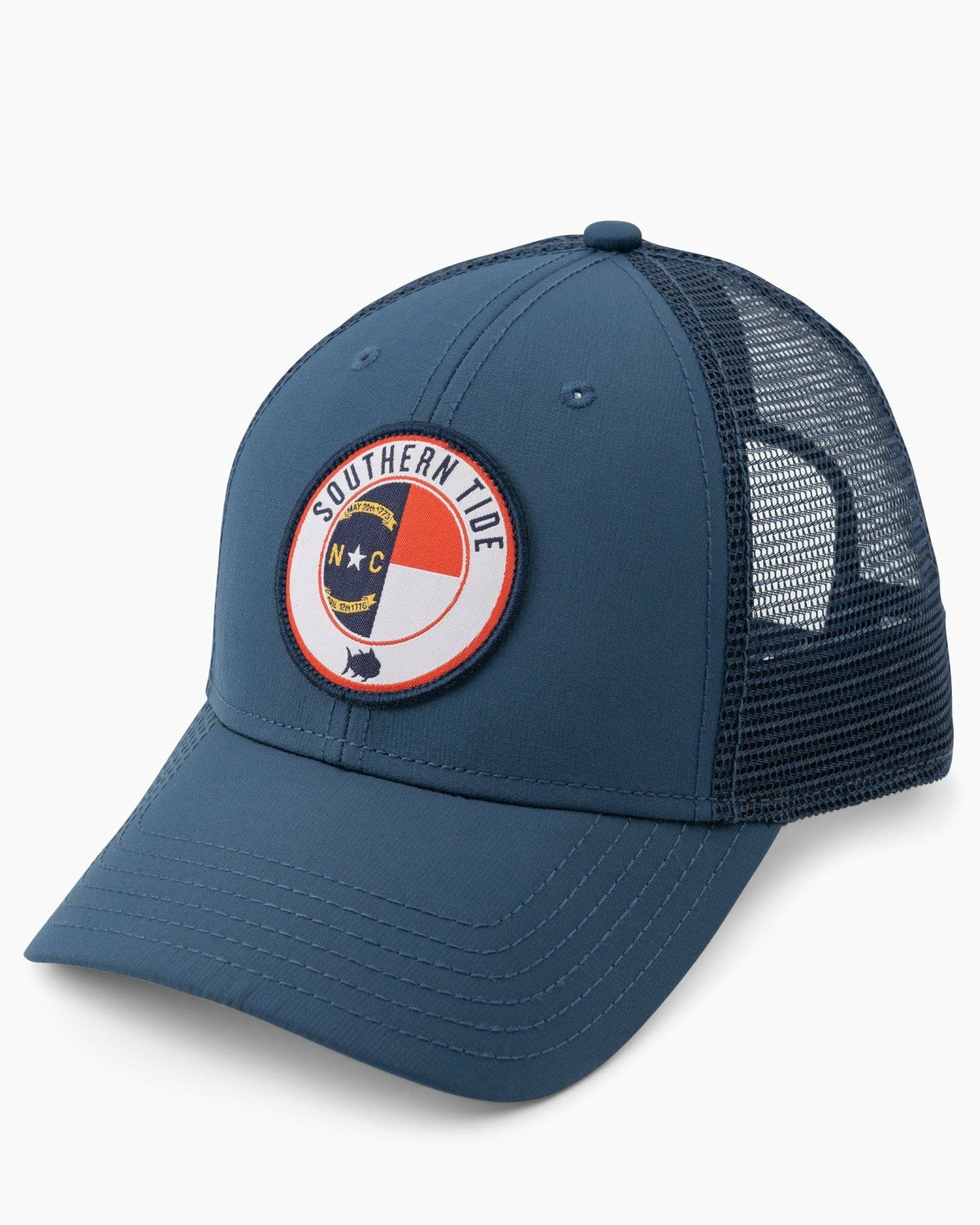 North Carolina Patch Performance Trucker Hat Southern Tide Special Offer