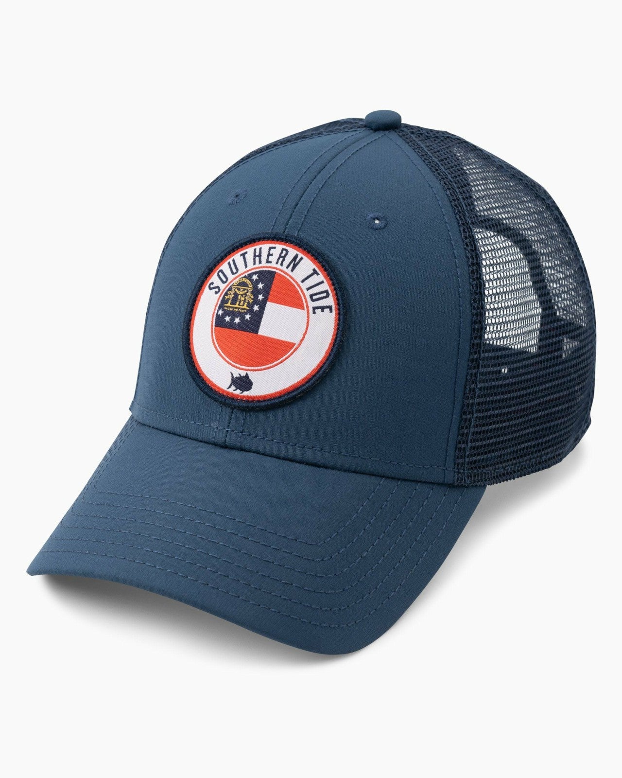 Georgia Patch Performance Trucker Hat Southern Tide Hot Deal