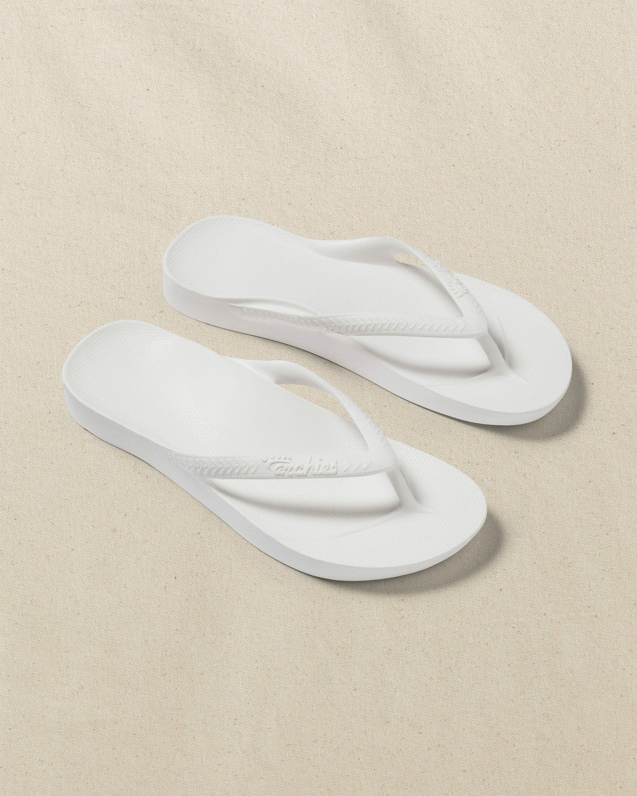 Archies Classic White Arch Support Flip Flop Southern Tide Special Offer
