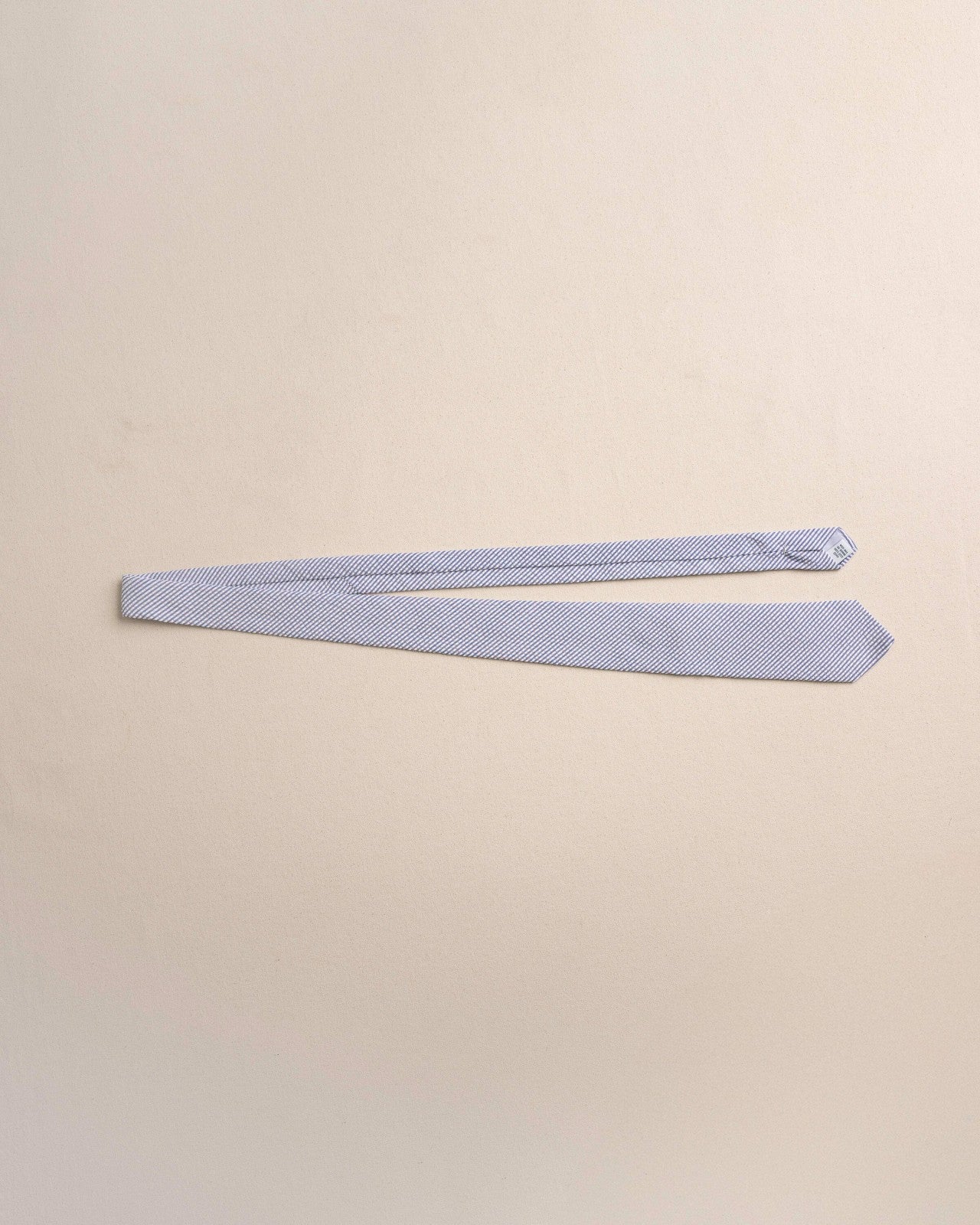 High Cotton Blue and White Seersucker Necktie Southern Tide Discount
