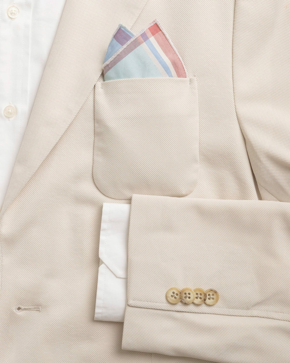 High Cotton Madras Pocket Square Southern Tide Discounted