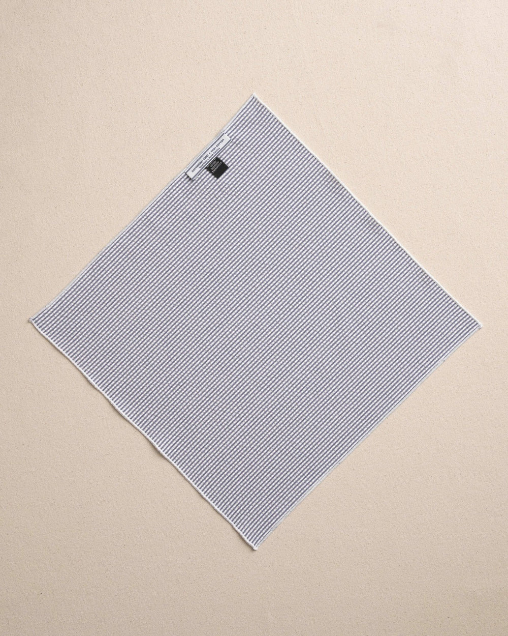 Blue and White Seersucker Pocket Square Southern Tide Outlets