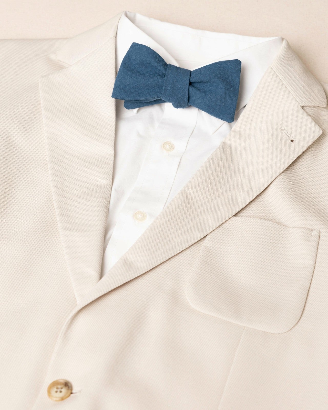 High Cotton Nautical Blue Seersucker Bow Tie Southern Tide Limited Offer