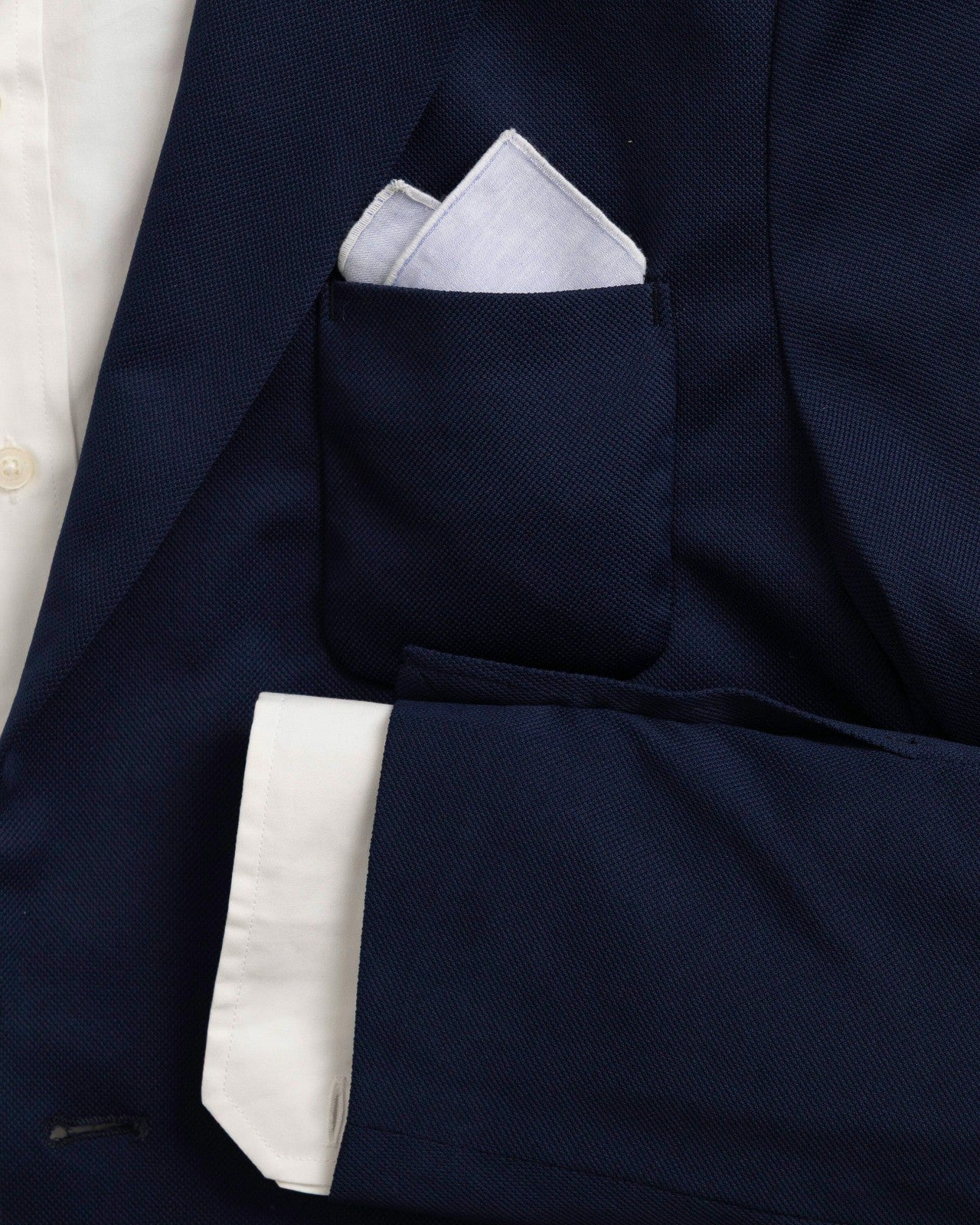 Blue Chambray Pocket Square Southern Tide Discount