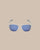 Matte Chrome Frame with Arctic Blue Nylon Lens