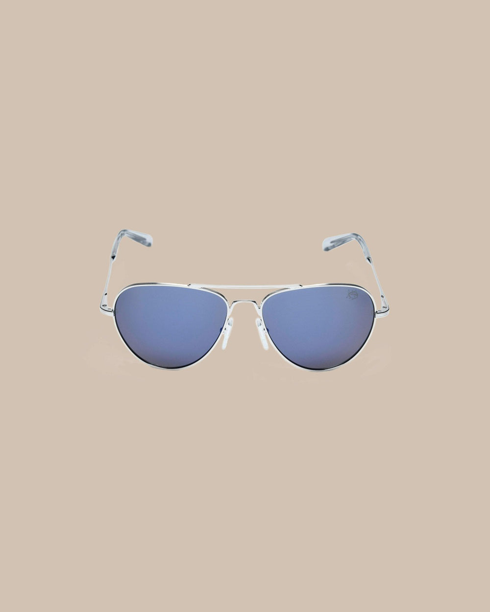 White Gold Frame with Arctic Blue Nylon Lens,OS