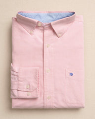 Charleston Oxford Solid Sport Shirt - Sea Pink Southern Tide Hot Deal