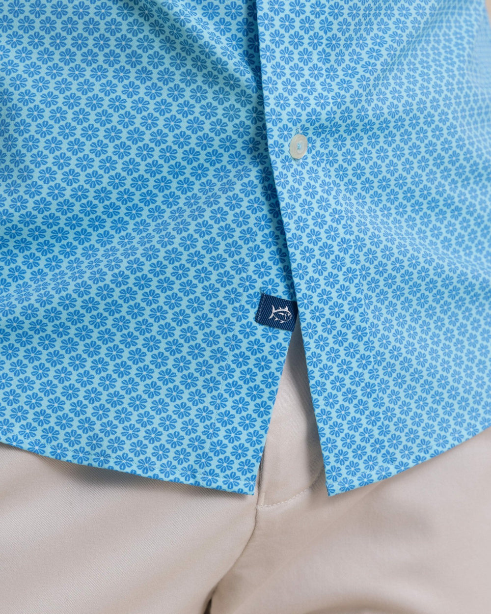 Flower Garden Short Sleeve Sport Shirt Southern Tide On Sale