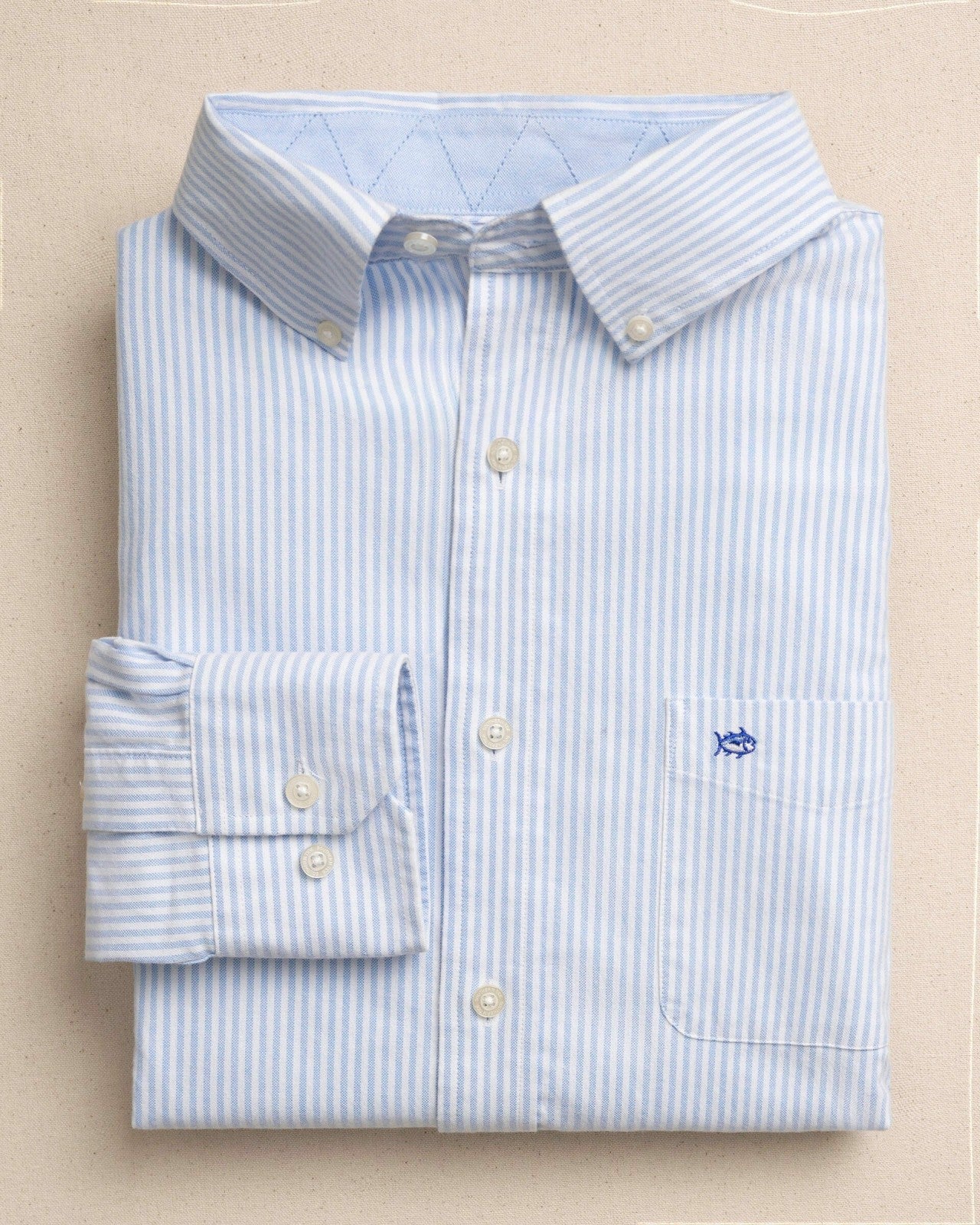 Harborview Charleston Oxford Stripe Sport Shirt Southern Tide Discount