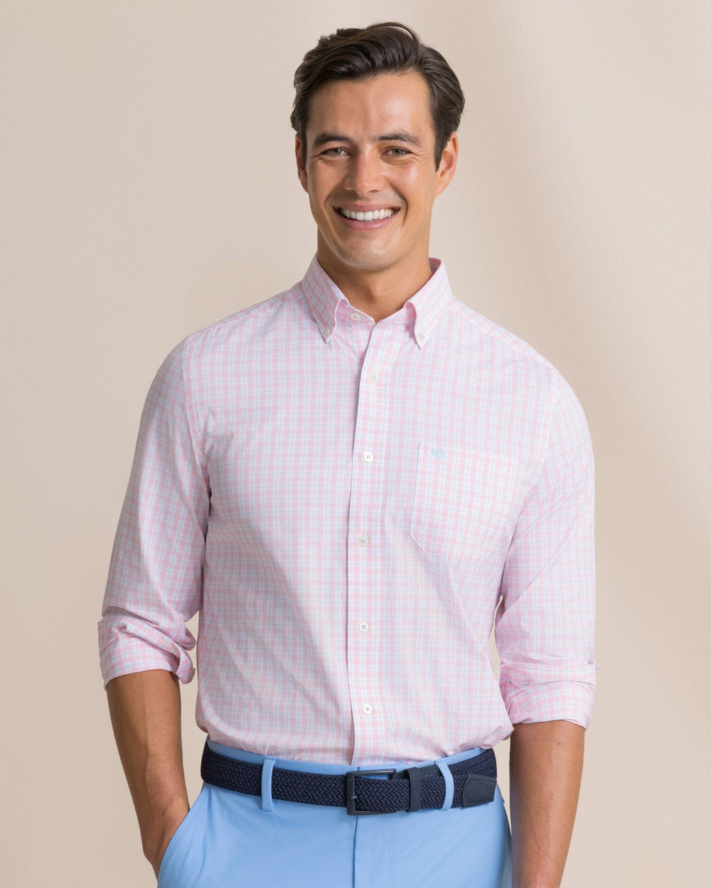 Precheck Plaid Coastal Breeze® Sport Shirt Southern Tide Discounted
